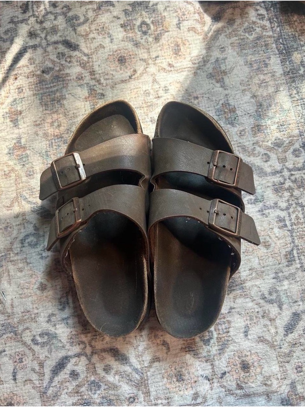 Birkenstock Women's Brown Double Buckle Sandals